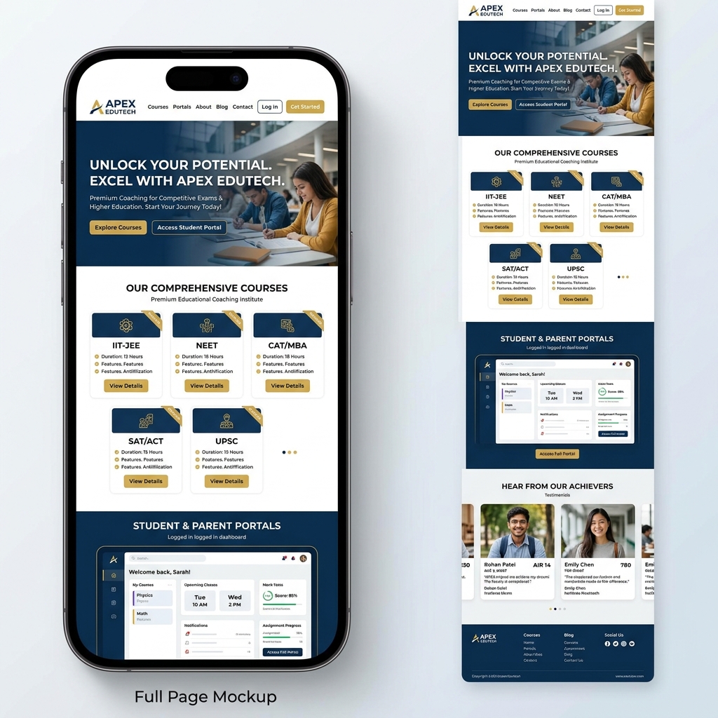 Educational Institute Website Preview