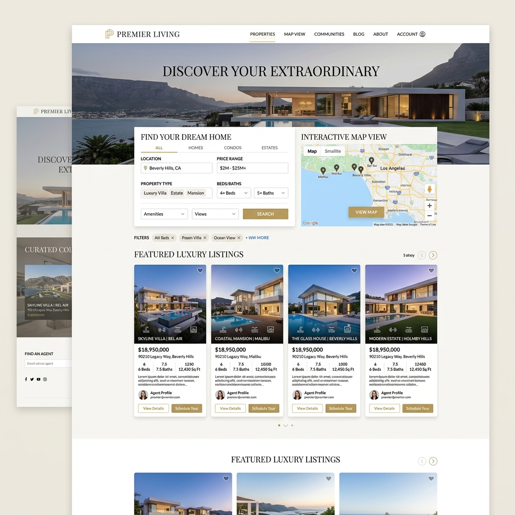 Real Estate Website Preview